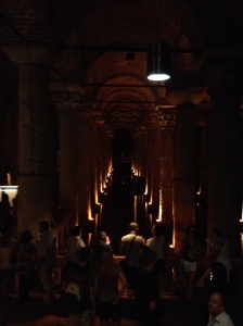 The Basilica Cistern, constructed 6th Century CE during the reign of Emperor Justinianus
